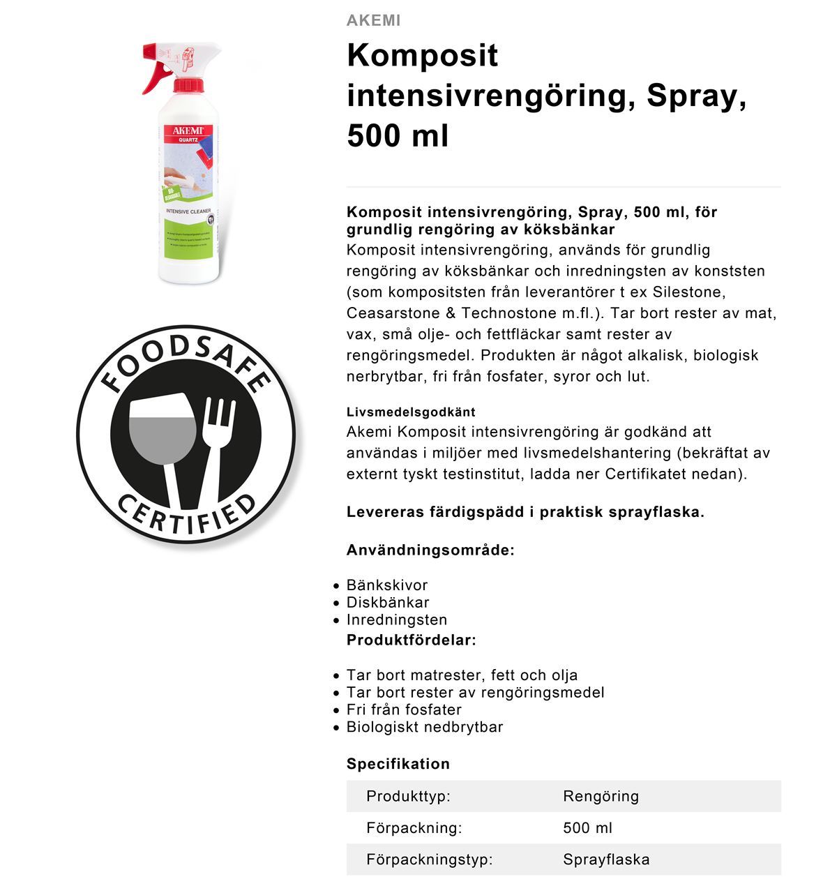 Akemi komposit rengöring - Norrsten - Gravstenar